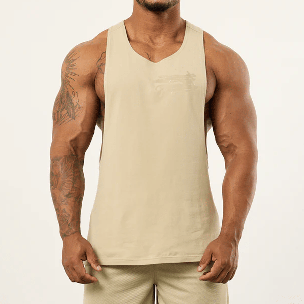 Cotton men fitness tank top 
