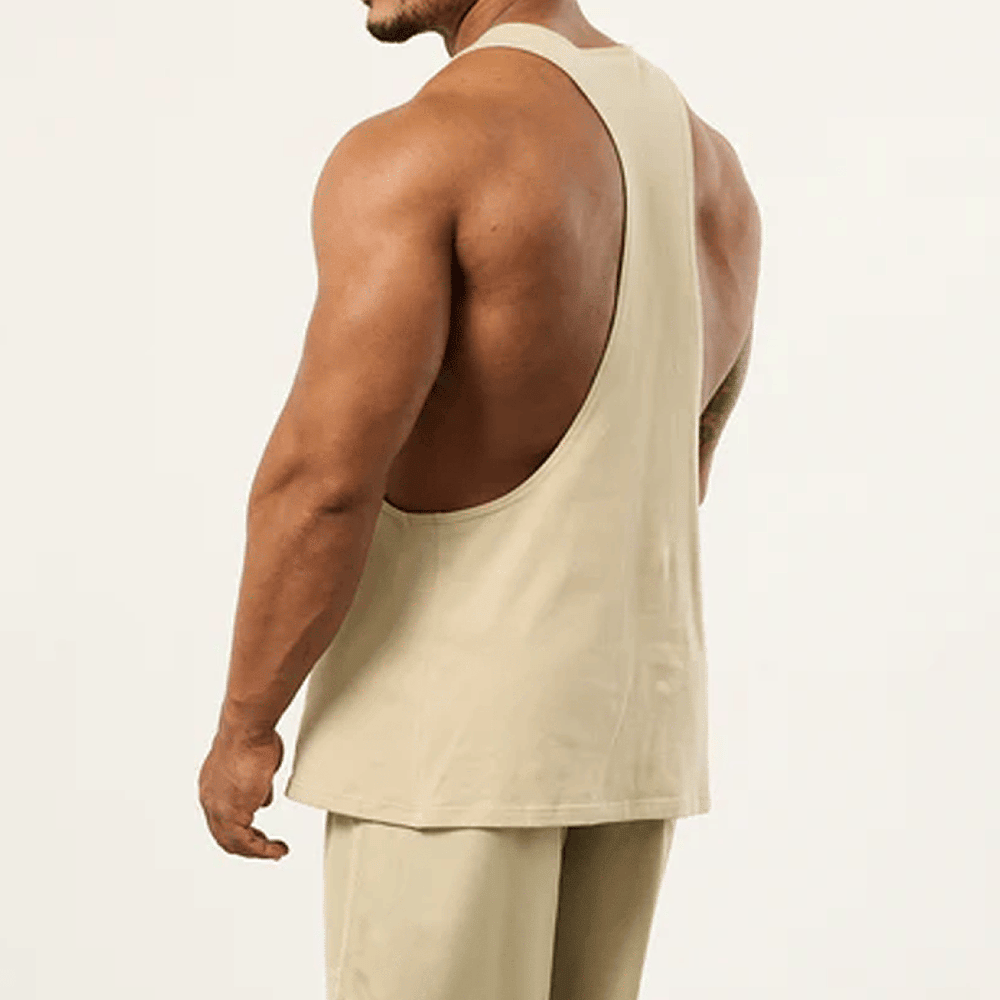 Cotton men fitness tank top 