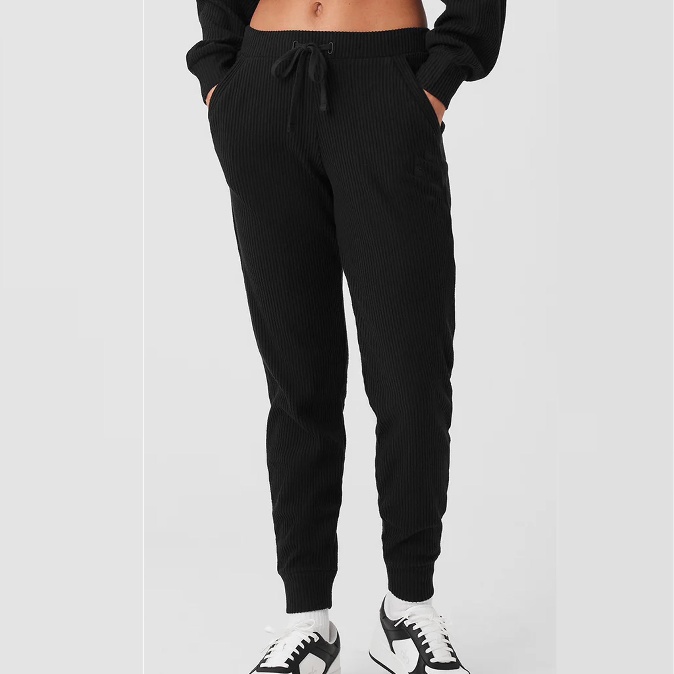 Women luxe sweat pants warm up