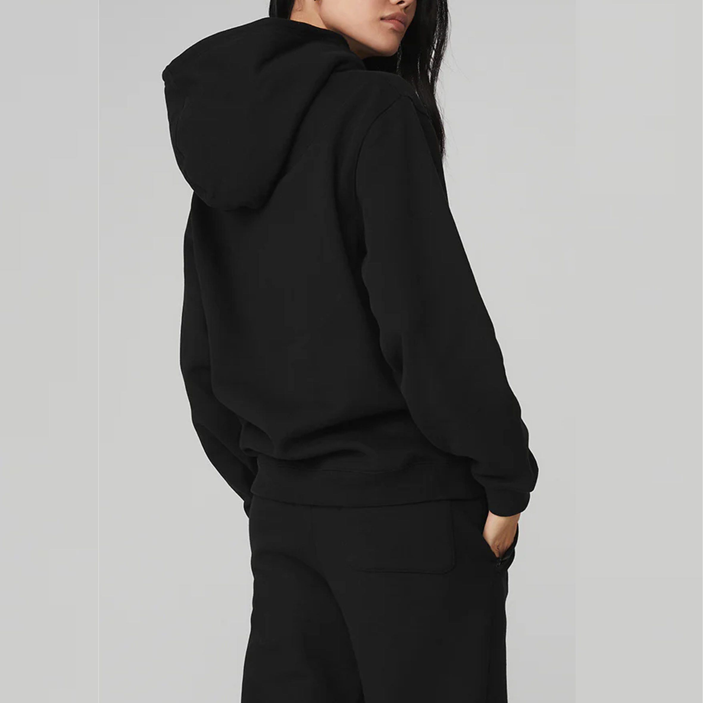 Women hoodie warm up pullover oversized