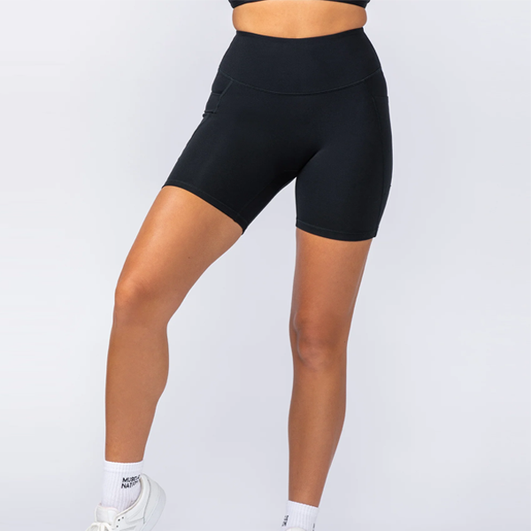 Black side pockets runners comfortable women