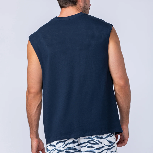 Sleeveless quick dry men fitness top