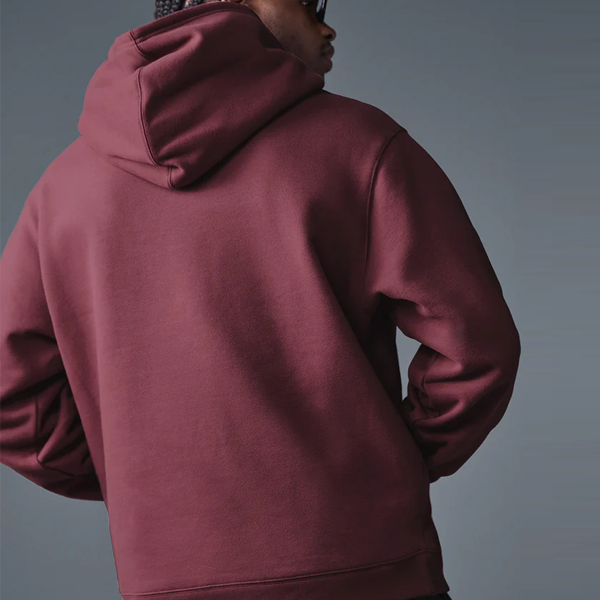 Men fleece sweatshirt front pocket