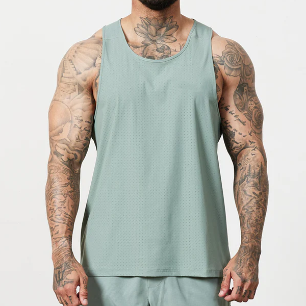 Men gym stringer soft cotton comfortable