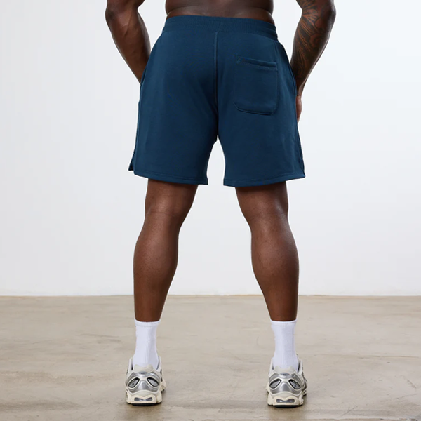 Running shorts side pockets soft cotton mens