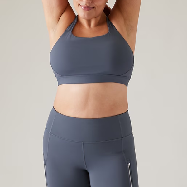 High support sexy back design women sports bra