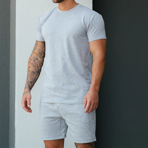 Muscle men slim fit gym shirt