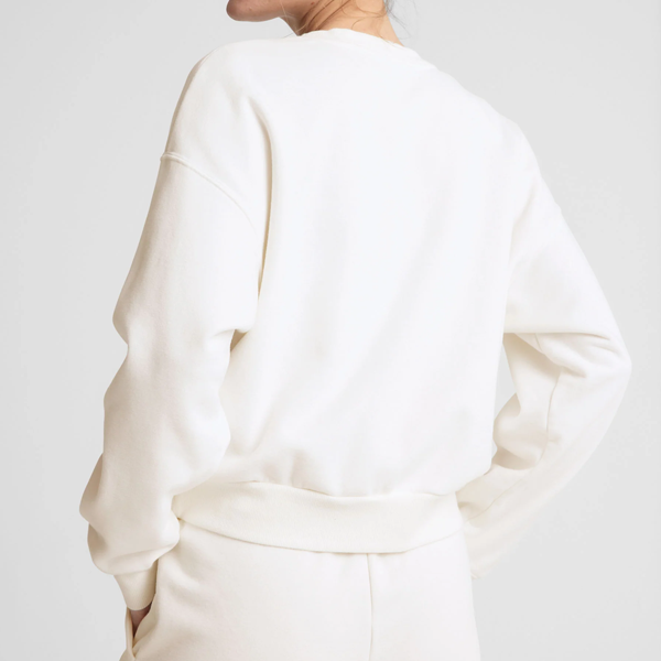 Beige terry cotton women jumper