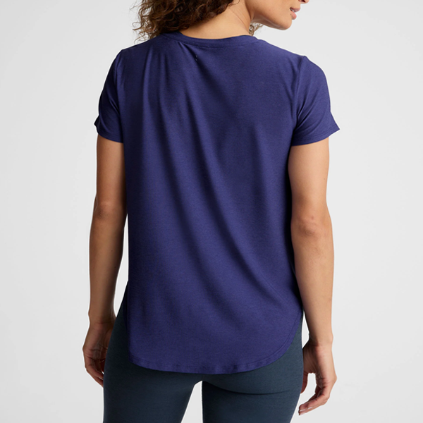 Curve hem women loose Tees navy