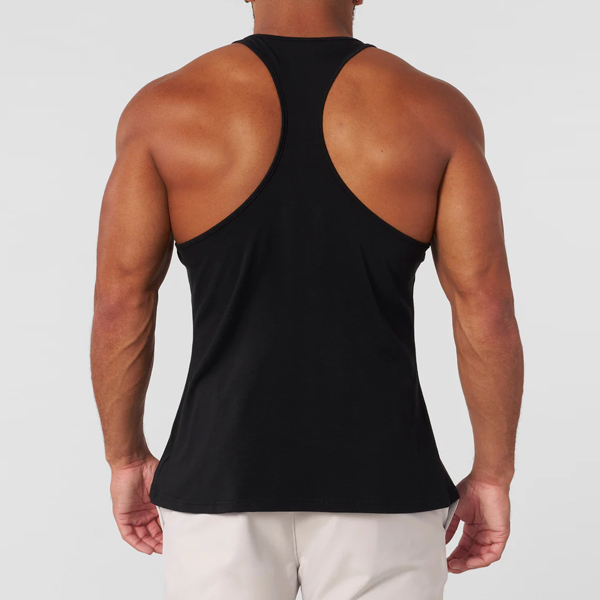 Men quick dry gym vest red