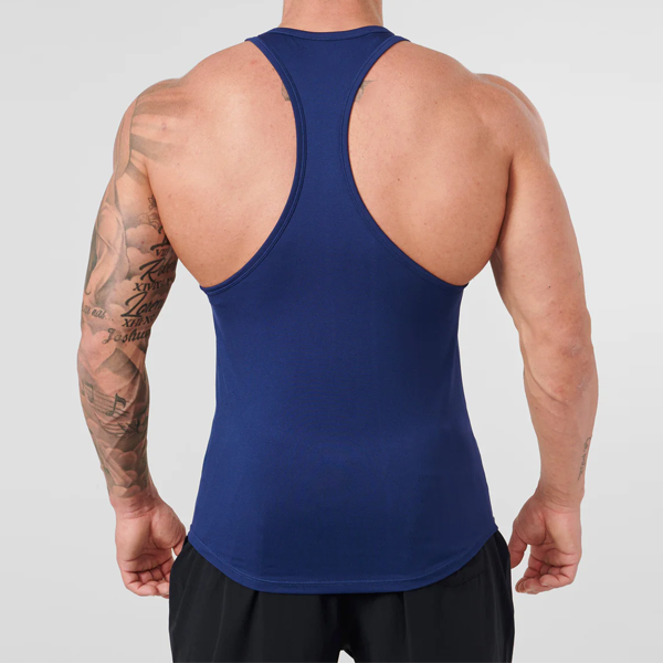Racer back muscle men cotton vest