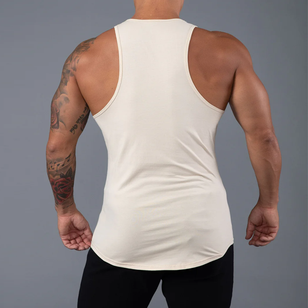 Muscle men drop arm tank 