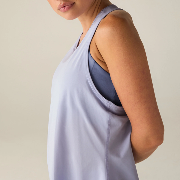 Racer back vital women gym vest purple