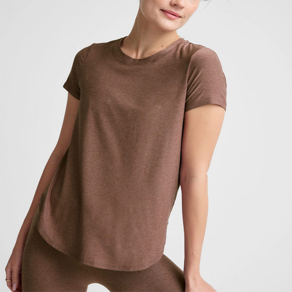 Vital women loose t shirt brown