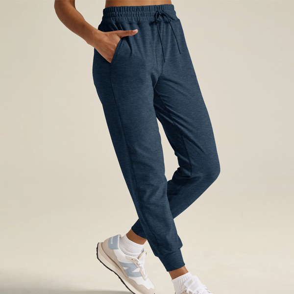 Rest day women navy joggers side pockest with strings