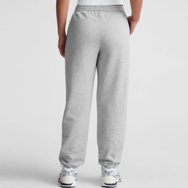 Pop womens fleece loose joggers grey