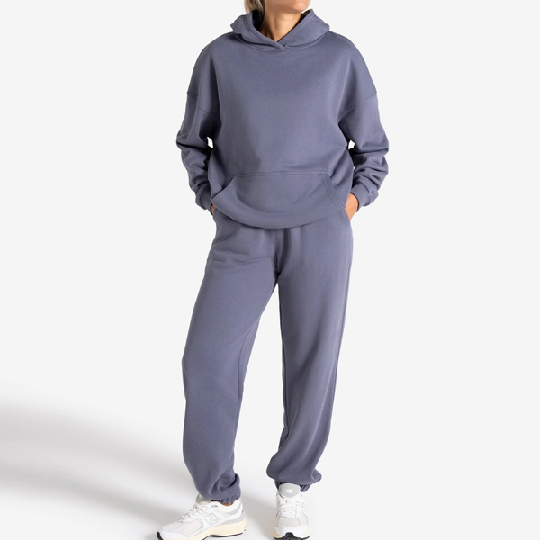 Luxe lady rest day fleece pullover hoodie