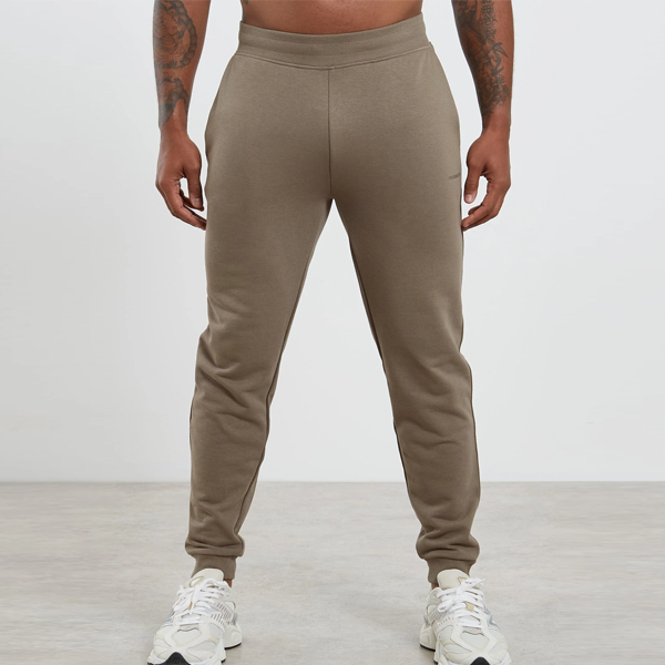 Pop active men khaki fleece sweat pants