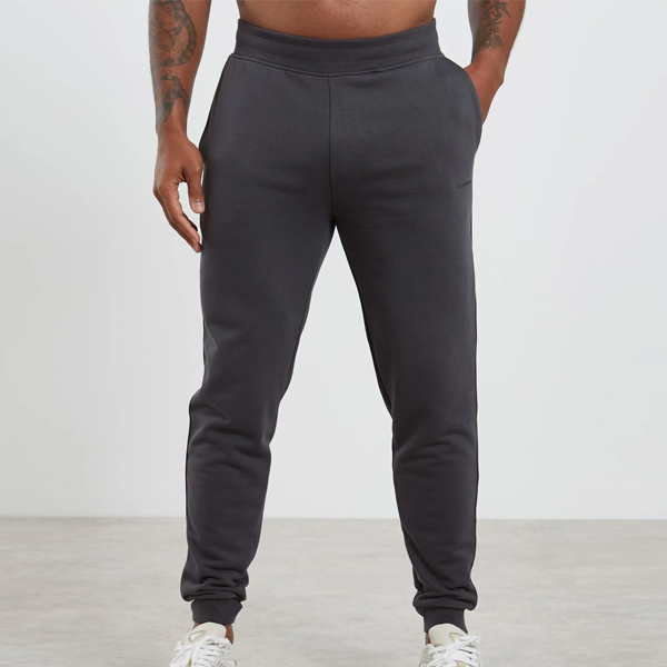 Top quality active men training joggers grey with pockets
