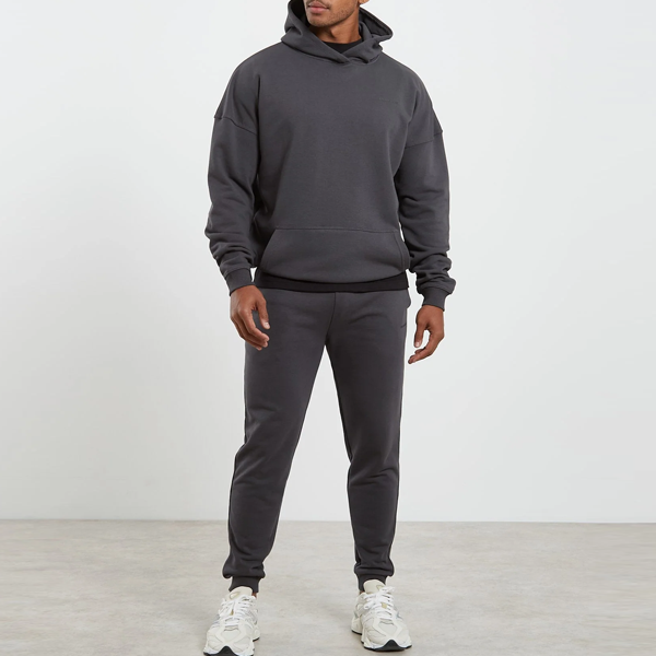 Top quality active men training joggers grey with pockets