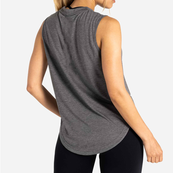 Curve hem vital women quick dry fitness tank top