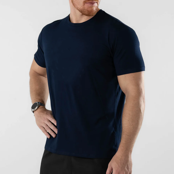 Everywhere relaxed shirt breathable cotton navy