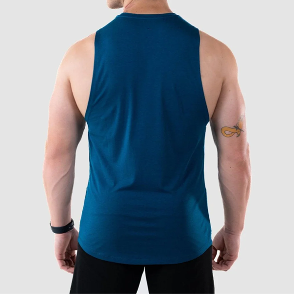 Vital mens air-flex drop arm cotton fitness tank top