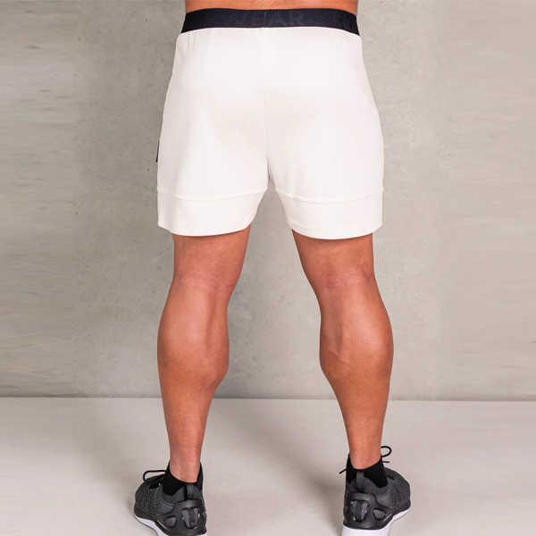 Waterproof zip pockets shorts in beige