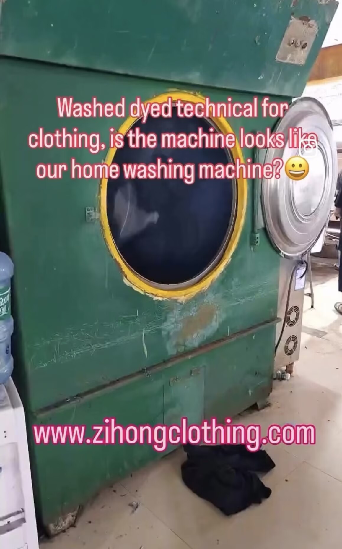How to make a washed clothing