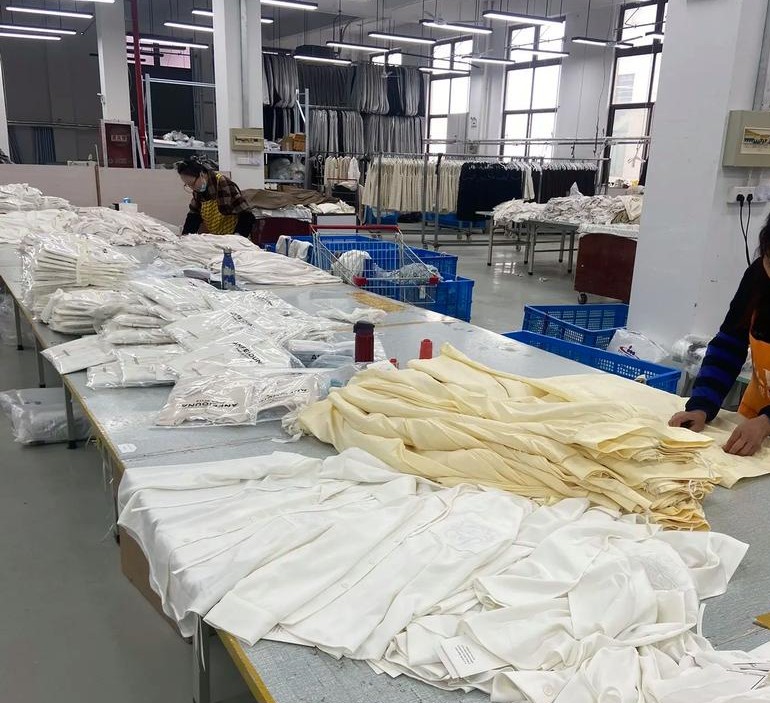 What are the steps of clothing quality inspection?